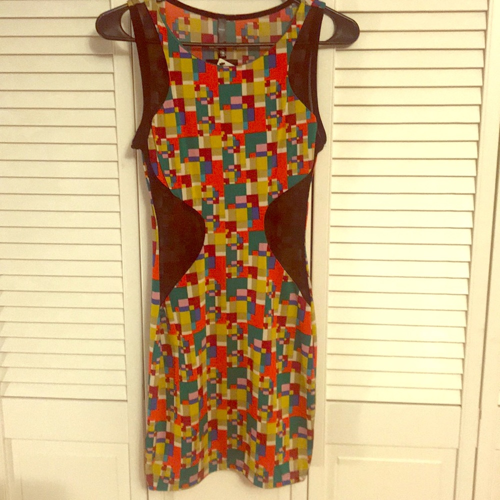 Colorful Print Dress